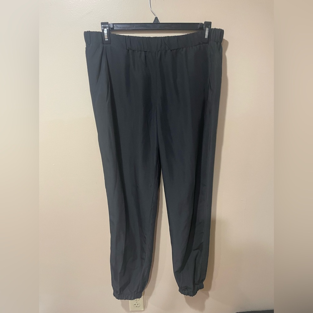 IMAN Classic Black Jogger Pants